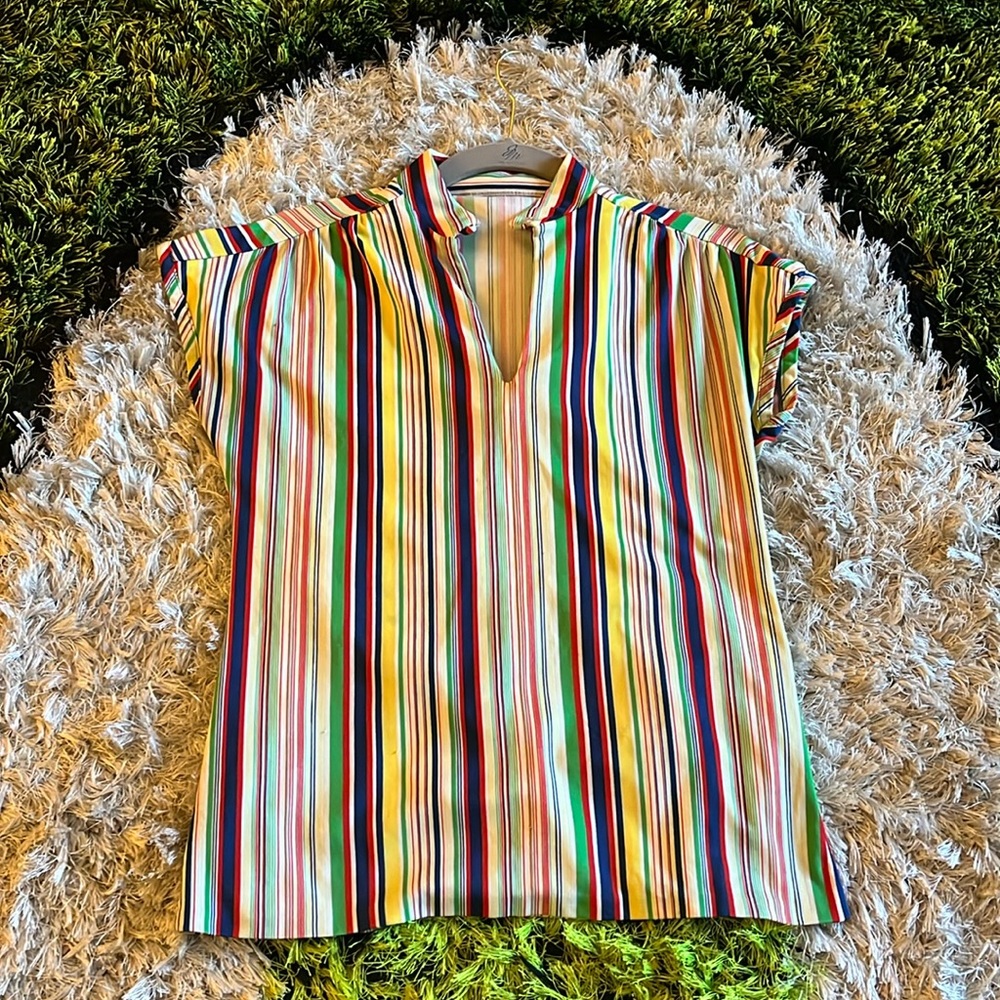 Colorful Vintage Striped Top